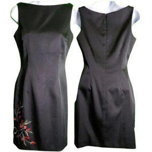Vintage Laundry Floral sleeveless black dresses